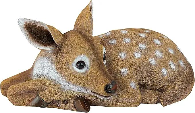 Design Toscano Hershel, the Forest Fawn Baby Deer Statue by GreenHaven Gardens