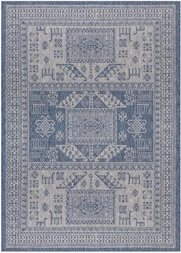 Keen Home Design Terrace Outdoor Area Rug - 8x10 Washable Indoor/Outdoor Rug for Patio, Kitchen, Balcony, Beach, Garden, Deck and Porch, Size: 7'7"x10' by GreenHaven Gardens