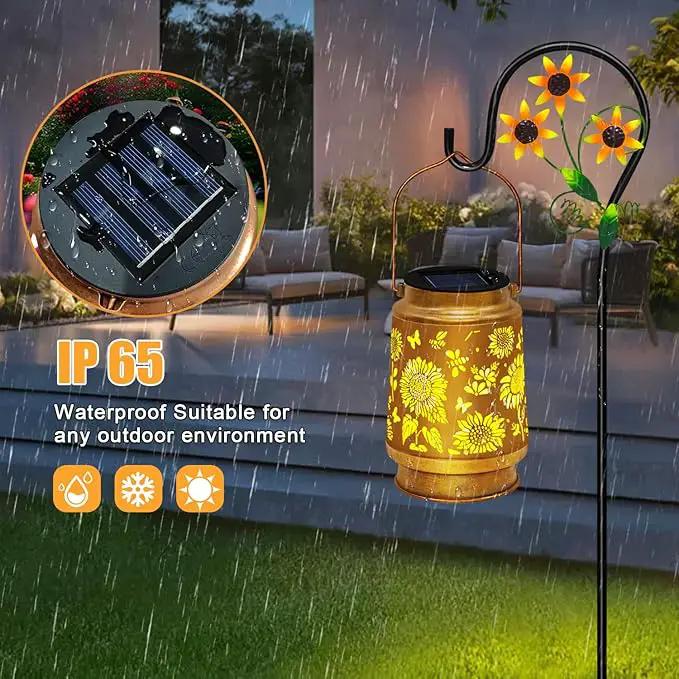 TEDOF Solar Lanterns Outdoor Waterproof,Sunflower Gifts for Women Gifts for Mom Women Grandma Decoration Outside for Yard, Patio,Backyard,Porch by GreenHaven Gardens