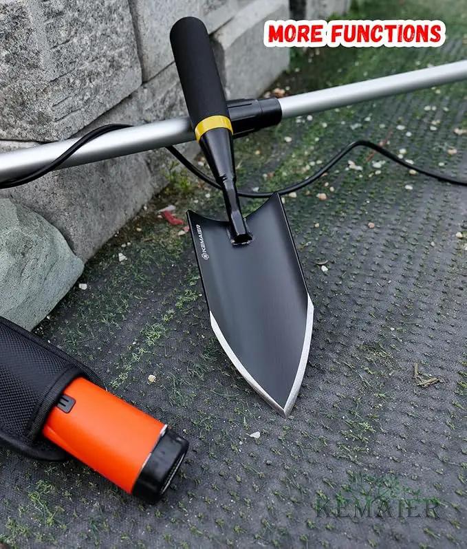 Heavy Duty Gardening Hand Trowel - Carbon Steel Garden Trowel with Rubberized Handle, Ideal for Soil Planting, Digging, Transplanting by GreenHaven Gardens
