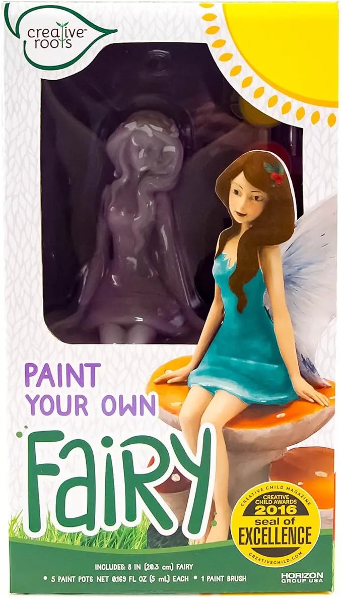 Creative Roots Paint Your Own Fairy by Horizon Group USA Medium by GreenHaven Gardens