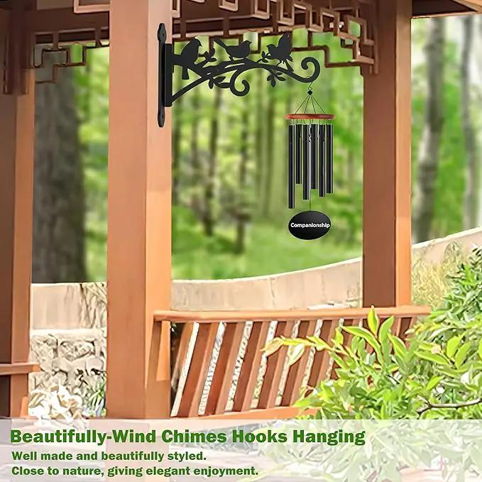 2 Pack Hanging Plant Hanger Outdoor 9-in Hanging Basket Wall Hooks - Heavy Duty Metal Plant Bracket Hook for Hanging Flower Baskets,Bird Feeder by GreenHaven Gardens
