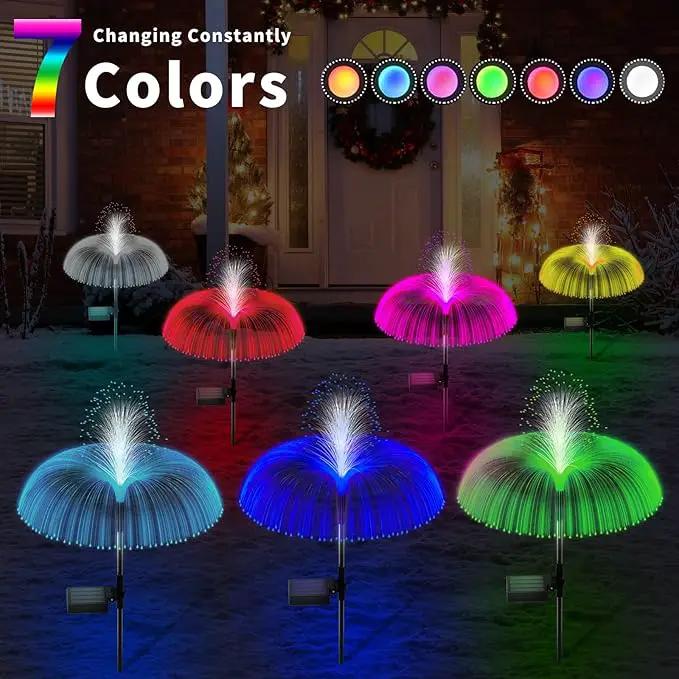 Solar Garden Lights Outdoor Decorative Waterproof, Solar Light for Outside, Yard Lights Solar Flower Decor for Patio Pathway Lawn Party Landscape Decorations, 3 PCS by GreenHaven Gardens