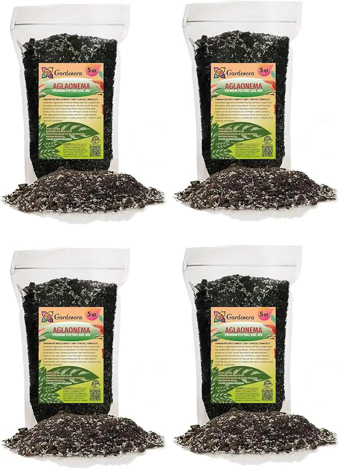 Aglaonema Potting Mix - Unlock Robust Growth and Vibrant Leaves with Our High-Performance Formula - 20 Quart by GreenHaven Gardens