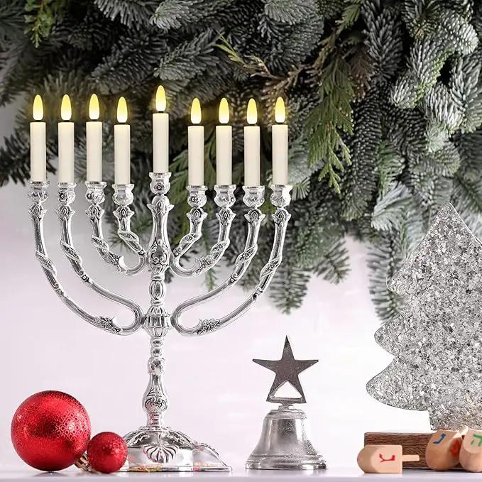 20 PCS Flameless LED Taper Candles Flickering Flame Battery Operated with Remote & Timer Warm White Christmas Tree Candle Lights for Home Kitchen Garden Birthday Party Decoration (20 PCS,Ivory) by GreenHaven Gardens