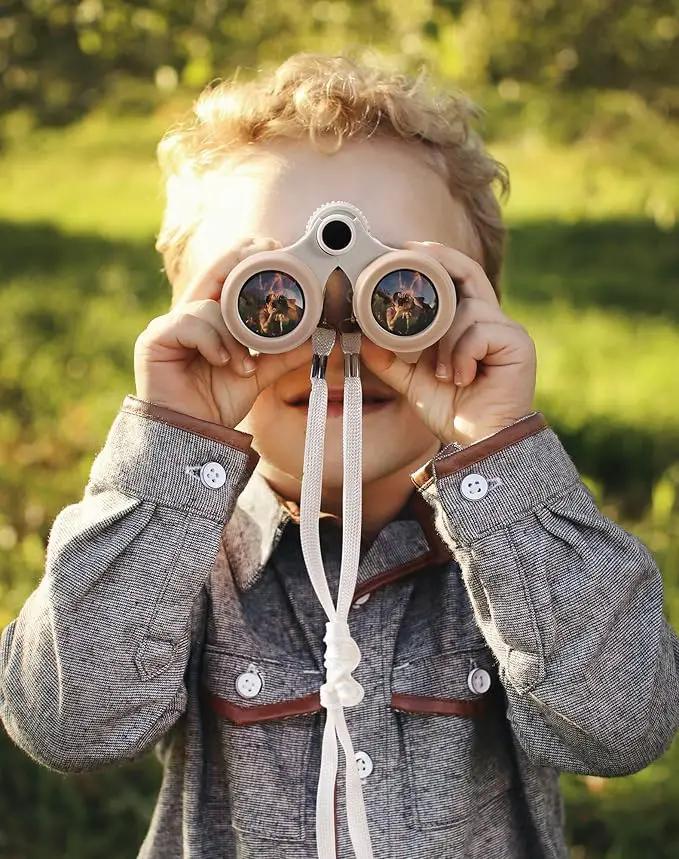 ROBUD Upgraded Kids Explorer Kit, Bug Catcher Kit with Wild Adventure Binoculars, Green Outdoor Exploration Set for Camping, Montessroi Toy for Kids Coming Closer to Nature，WRP30 by GreenHaven Gardens