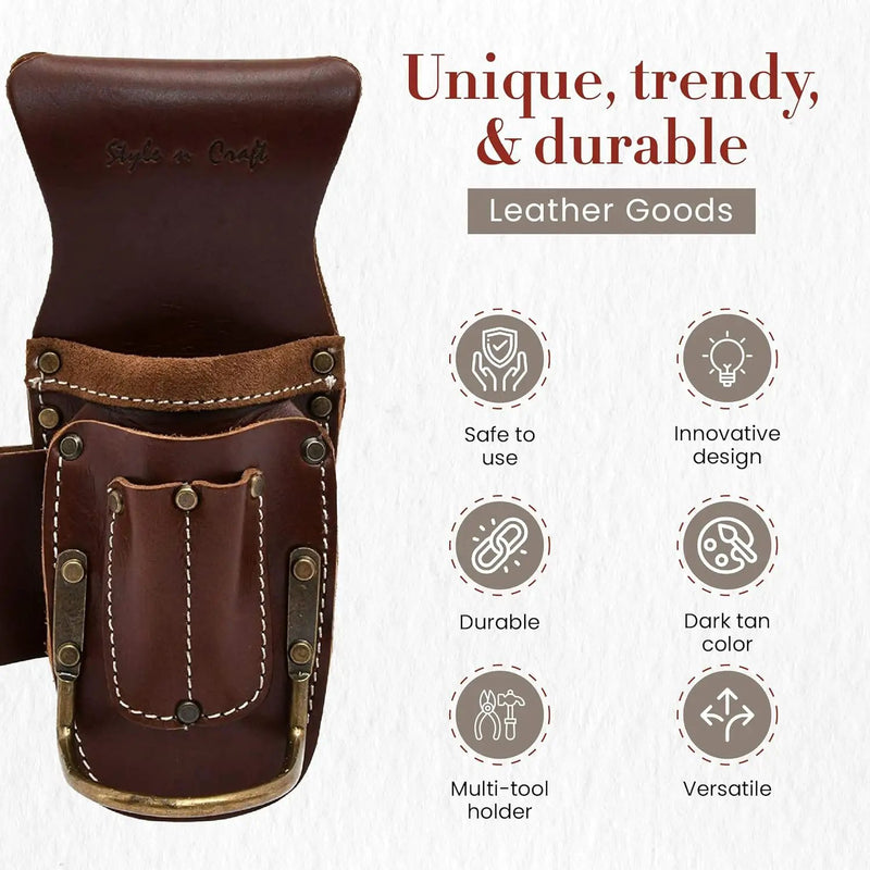 Style n Craft 9-Pocket Carpenter’s Nail and Tool Pouch by GreenHaven Gardens