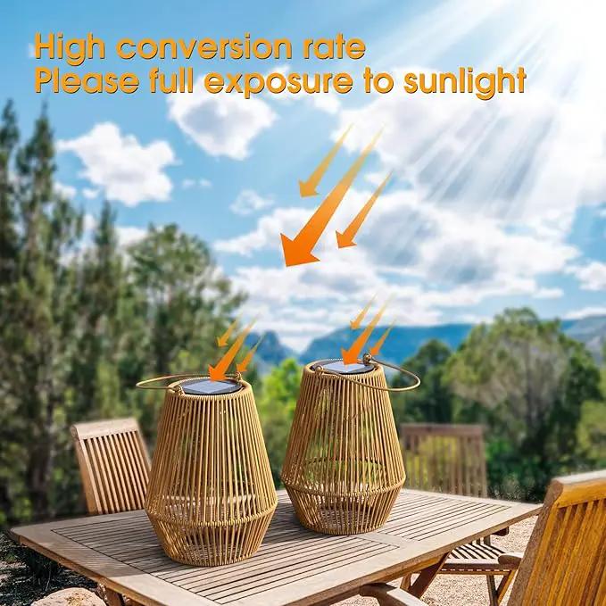 Solar Lanterns, KagoLing Solar Lanterns Outdoor Waterproof Solar Lights for Outside Hanging Solar Lights Outdoor Solar Lamp Lights Decoration for Garden,Yard,Patio,Porch,Trees,Lawn,Pathway, 4 Pack by GreenHaven Gardens