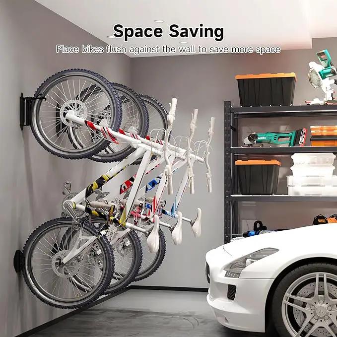 suptek Swivel Bike Wall Mount: Heavy-duty, space-saving vertical bike rack with 120° rotation, supports up to 132 lbs. Easy to install for road bikes, MTBs, and more. by GreenHaven Gardens
