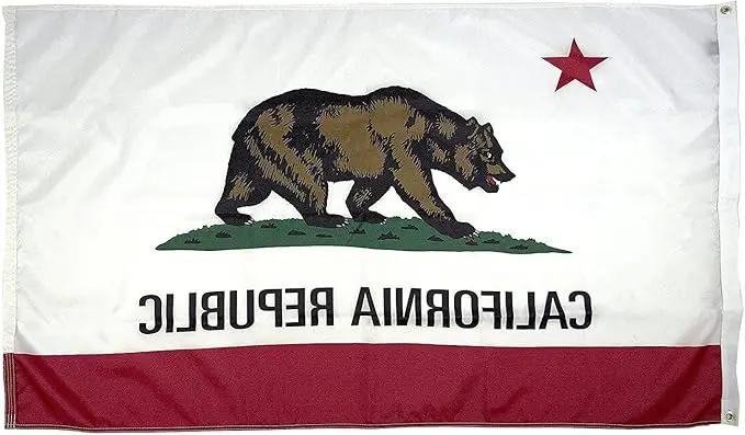 FlagSource California Nylon State Flag, Made in the USA, 6x10' by GreenHaven Gardens