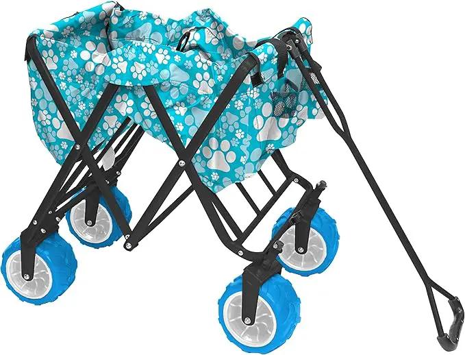 Creative Outdoor Original Folding Wagon All-Terrain Wheels by GreenHaven Gardens