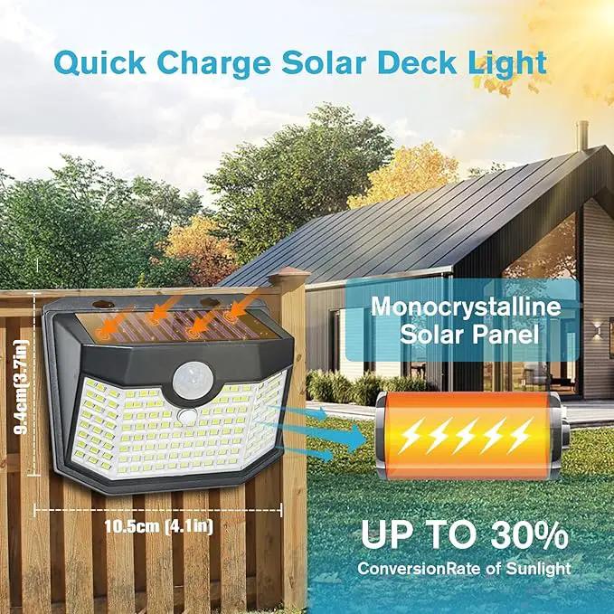 Aootek Motion Sensor Outdoor Lights 6 Packs,Solar Lights Outdoor with 3 Lighting Modes,Solar Lights Outdoor Waterproof for Garden Patio Garage Yard Deck by GreenHaven Gardens