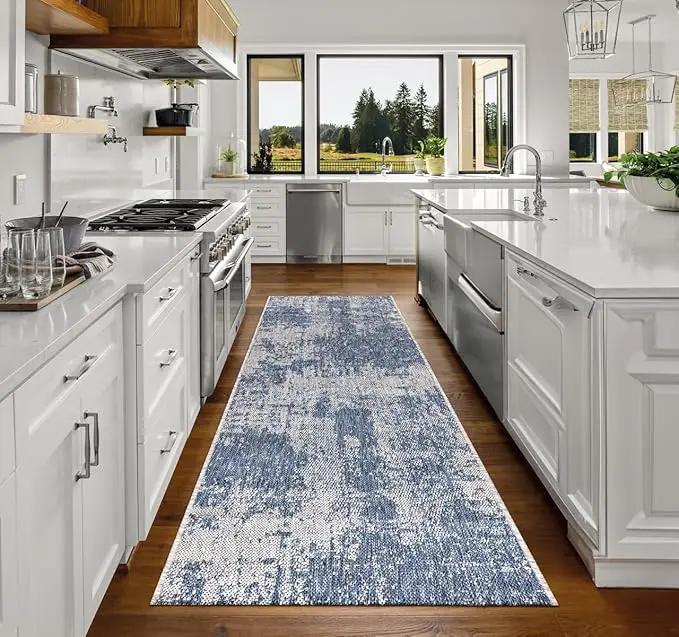 Keen Home Design Terrace Outdoor Runner Rug - 2x12 Washable Indoor/Outdoor Rug for Patio, Kitchen, Balcony, Beach, Garden, Deck and Porch, Size: 2'2"x11'10" by GreenHaven Gardens