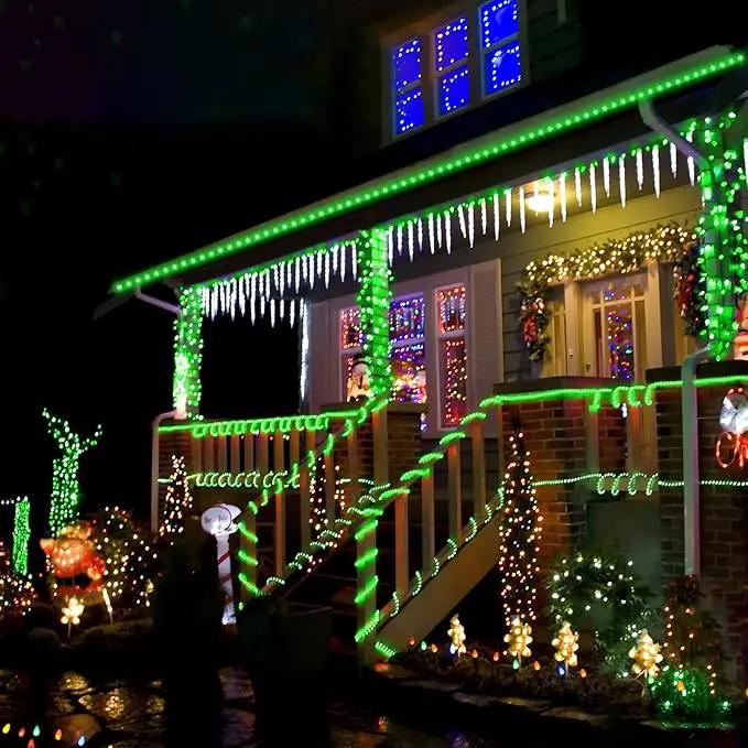 150ft LED Rope Lights Outdoor, 1080 LED Connectable and Flexible Tube Lights with 8 Modes, Waterproof LED Rope Lighting for Garden, Patio, Pool, Bedroom, Party, Indoor Outdoor Christmas Decor (Green) by GreenHaven Gardens