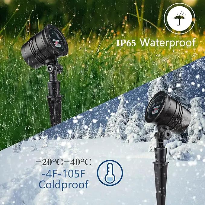 Christmas Lights Projector Outdoor, Waterproof Christmas Laser Lights with Remote Control for Outdoor Outside Christmas Decorations Farmhouse Christmas Decor by GreenHaven Gardens