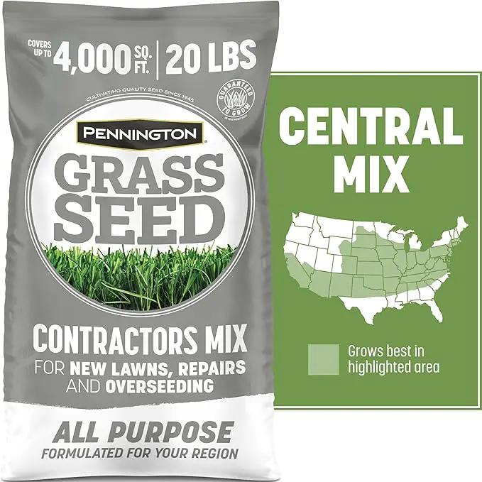Pennington Contractors Grass Seed Mix Central 20 lb by GreenHaven Gardens