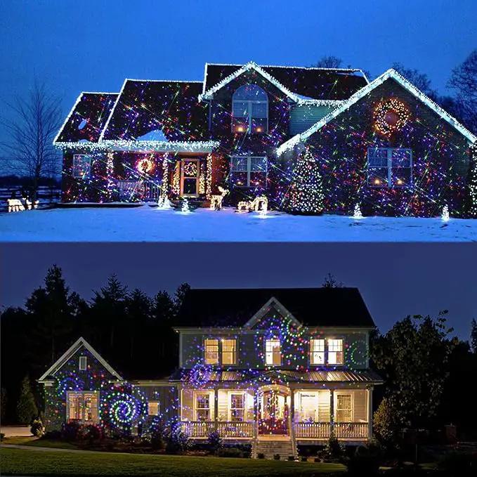 LedMall Mini House RGB Firefly with 32 Patterns Garden Laser Lights Projector by GreenHaven Gardens