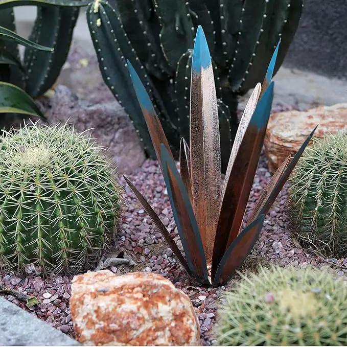 Metal Tequila Country Sculpture DIY Tequila Plant Home Décor Ornament Indooutdoor Statuette Patio Lawn Patio Stake Decoration Gift to The Garden by GreenHaven Gardens