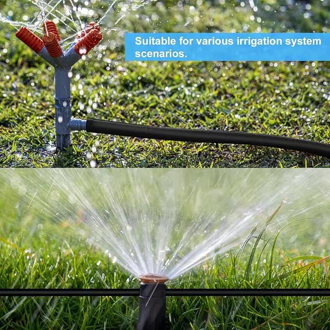 1/4 PE Drip Irrigation Tubing, 100FT Drip Irrigation Hose, Push-To-Connect Compatible- Misting Tubing or Blank Distribution Tubing for DIY Garden Irrigation Hydroponics System by GreenHaven Gardens