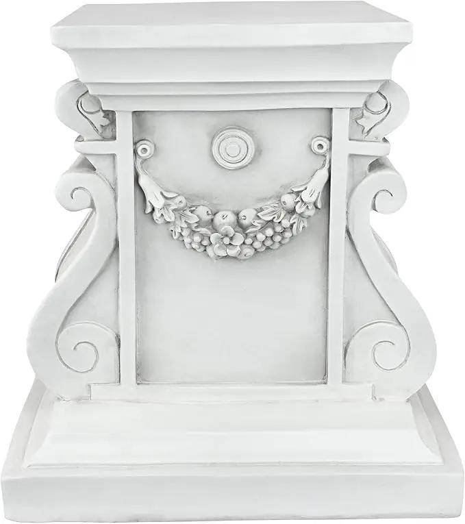 Design Toscano NG314105 Statuary Garden Base Riser, Medium, Classic Plinth by GreenHaven Gardens