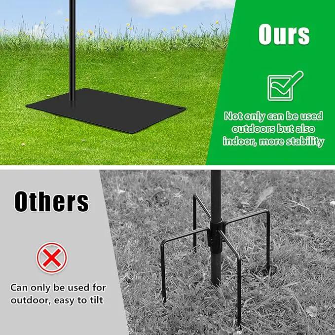 Hummingbird Feeder Stand, Adjustable 20-63 Inch Shepherds Hook for Outdoor Indoor, Bird Feeder Pole with Base & Water Weight Bag for Wind Chimes, Hanging Plants(Hummingbird Feeders Not Include) by GreenHaven Gardens