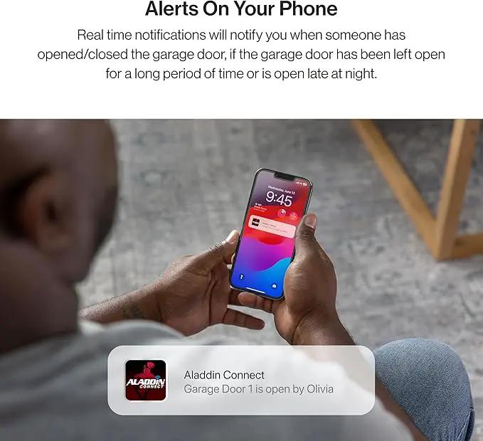 Genie Aladdin Connect Smartphone Garage Door Opener – Monitor, Open & Close Your Garage Door from Anywhere Using Your iPhone or Android Device by GreenHaven Gardens