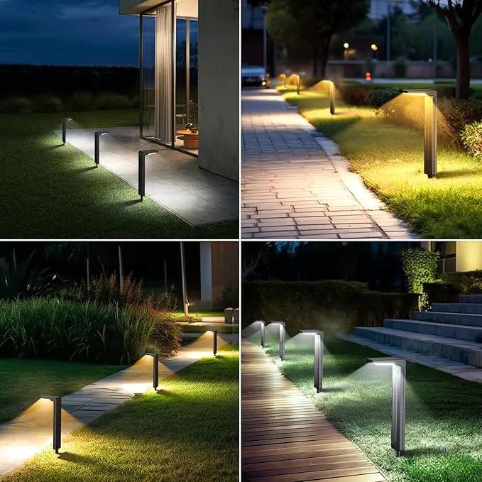 Sunvivo Solar Path Lights,2 Modes(Cold White or Warm White),Bright Solar Path Light Outdoor Waterproof,Perfect Elegant Guide Light or Deco for Yard,Garden,Lawn,Sideway,Driveway,Outdoor Event(8Pack) by GreenHaven Gardens