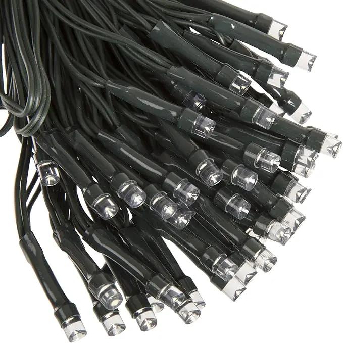 Pure Garden Solar Powered LED String Lights - 39-Foot Outdoor Lighting with 100 White Bulbs - Fairy Light with Steady or Twinkle Mode by GreenHaven Gardens