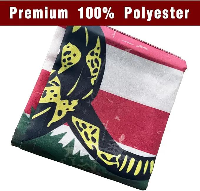 Don't Tread On Me Flag 1776 Flag 3x5 Ft Retro American Flag Polyester Double Sided Mirror Printing Outdoor House Patriotic Banner Decorate by GreenHaven Gardens