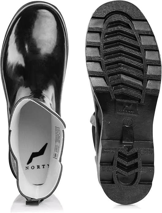 NORTY - Womens Ankle Rain Boots - Ladies Waterproof Winter Spring Garden Boot runs ½ size large by GreenHaven Gardens
