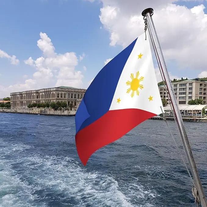 Philippines Philippinese Flag Garden Yard House 2x3 ft Flags Double Sided Print Banner Indoor Outdoor Party Home Decorations for Boat Dorm House Balcony by GreenHaven Gardens