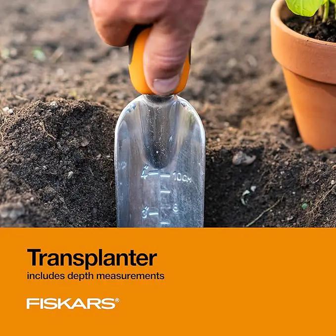 Fiskars 3-in-1 Garden Tool Set, Includes Trowel, Transplanter, and Cultivator for Outdoor Gardening, Ergonomic Yard Tool Kit by GreenHaven Gardens