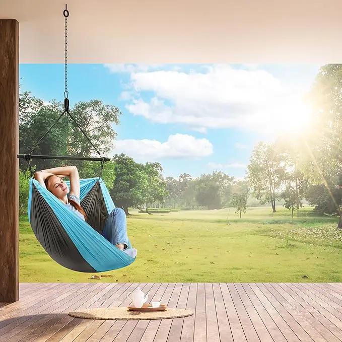 Sorbus Hanging Hammock Chair - Tree Pod Sensory Swing - Outdoor Camping Cacoon Chair - Collapsible and Lightweight Swings - Swinging Rocker Chairs for Camp, Travel, Hiking, Tent, Porch (500 lb Max) by GreenHaven Gardens