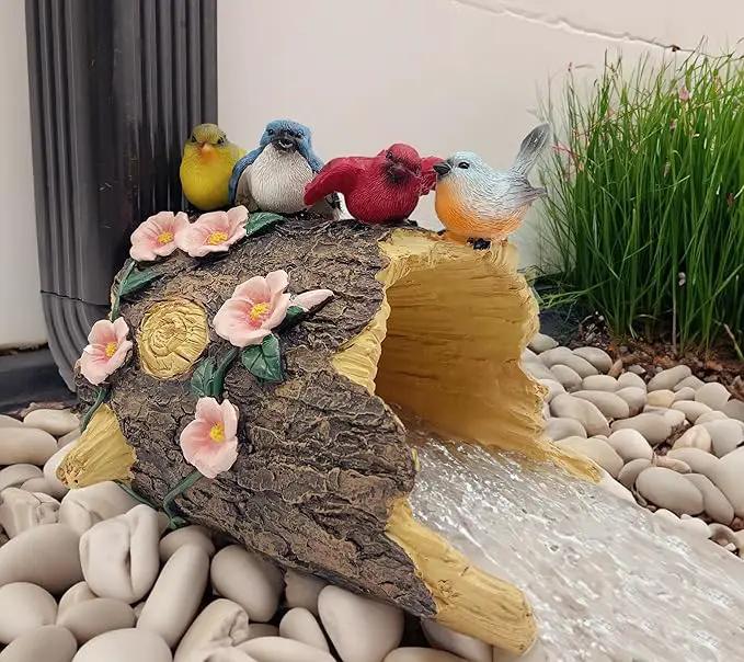 Bird Gutter Downspout Statue, Splash Block, Eco-Friendly Resin Decorative Gutter Extension Downspout, 3x4 Inch Gutter Extender Diverter, Rain Gutter Guard & Noise Dampener, Ideal Outdoor Gift by GreenHaven Gardens