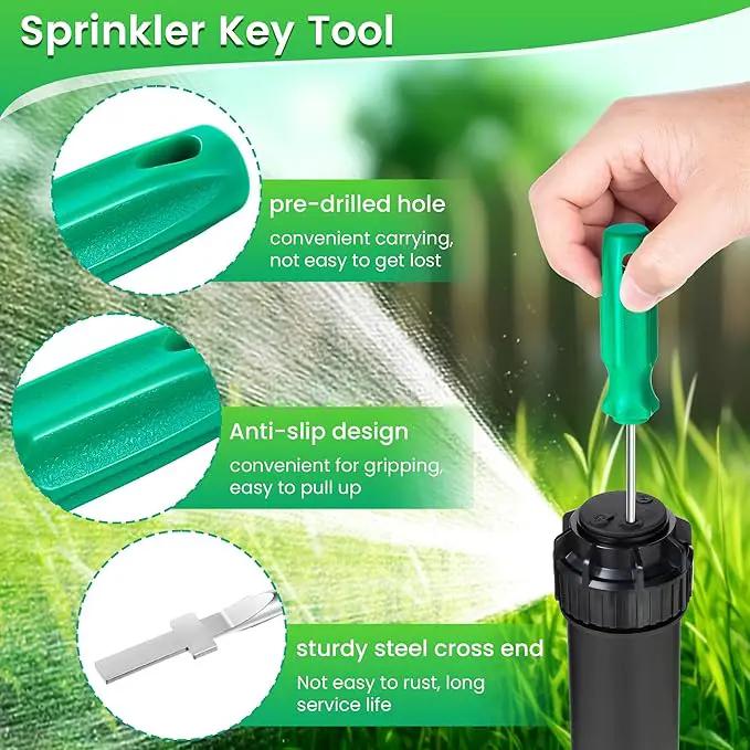 2 Pack Rotor Adjustment Tool Compatible with Rain Bird 5000 Sprinkler Heads, Rotor Pull up Tool and Adjustment Screwdriver, Sprinkler Removal Tool for Lawn Irrigation Sprinkler System by GreenHaven Gardens