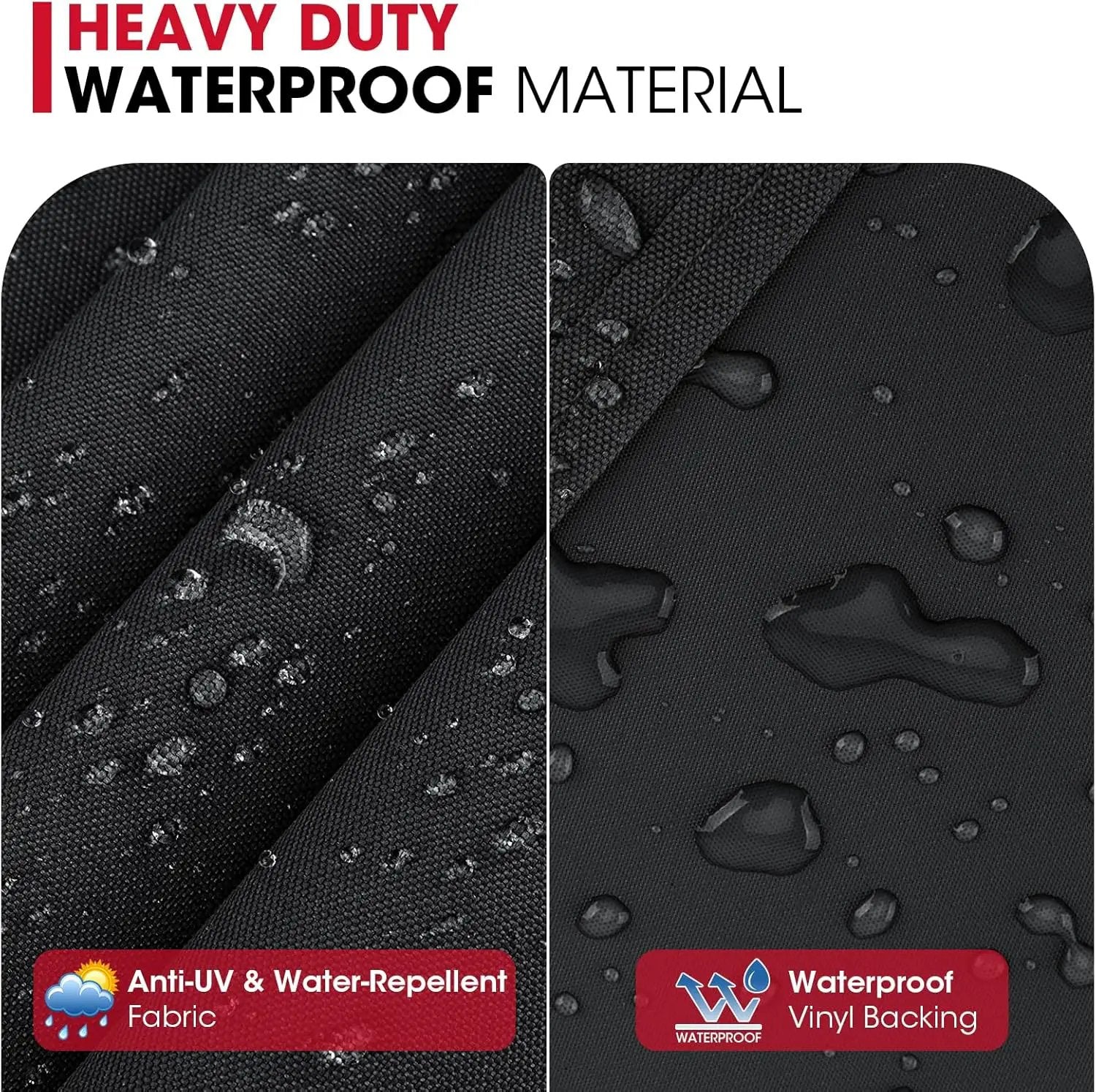 Unicook 53 Inch Grill Cover for Weber Spirit II 300 and Spirit 300 Series, Heavy Duty Waterproof Outdoor BBQ Cover, Fade Resistant Weatherproof Gas Grill Protector, Compared to Weber 7139 by GreenHaven Gardens