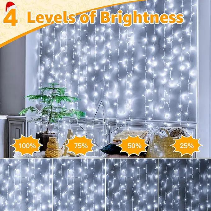 Ollny Outdoor String Lights 800LED 262FT, Cool White Waterproof Fairy Light with Remote Plug in, 8 Modes Timers Dimmable Christmas Lights for Outside Indoor Bedroom Patio Camping Garden by GreenHaven Gardens