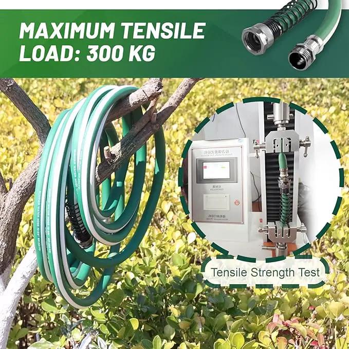 Short Garden Hose 10 ft – Hybird Water Hose Leader - Small Hose Extendsion, Heavy Duty Hose Extender for Lawn Watering, Car Washing - Burst 500 Psi (10 ft) by GreenHaven Gardens