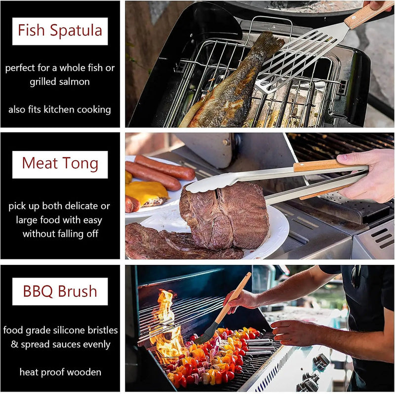 HaSteeL Griddle Accessories Set of 20, Complete Stainless Steel Griddle Spatula Tools with 9” Melting Dome, Heavy Duty Metal Spatulas Choppers Cast Iron Grill Press for Flat Top Teppanyaki BBQ Outdoor by GreenHaven Gardens
