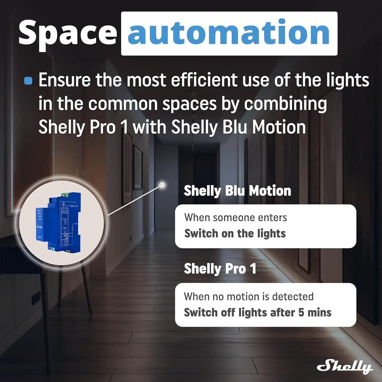 Shelly Pro 1 | Wi-Fi & LAN, 1-Channel Smart Relay Switch | Home Automation | Bluetooth Gateway | Compatible with Alexa & Google Home | No Hub Required | Remote Control | Timer Schedule | Dry Contacts by GreenHaven Gardens