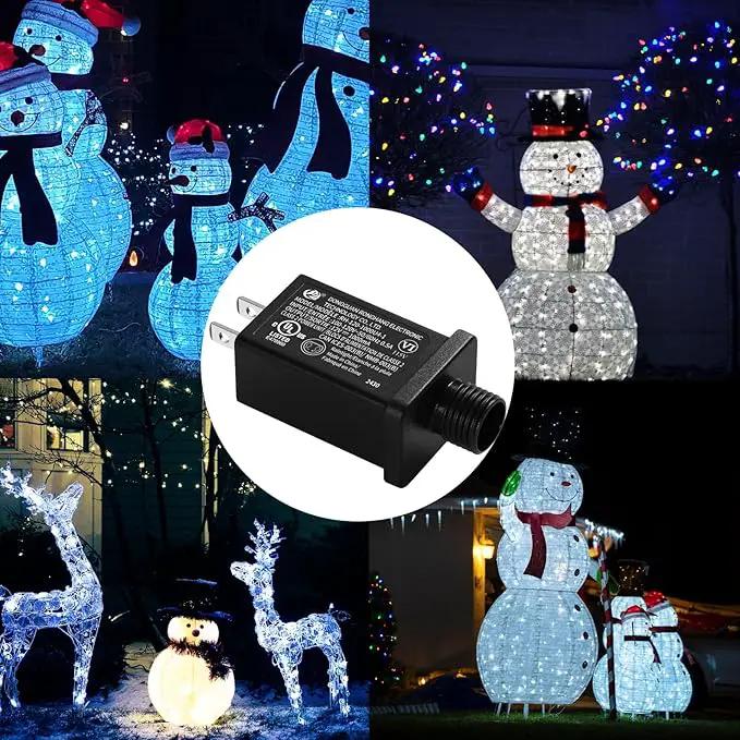 Replacement Yard Inflatable Adapter Power Supply Adaptor - 12V 1.0A 1Pcs - Inflatable Plug Replacement Class 2 Power Supply - for Halloween Yard Blow Up Decorations by GreenHaven Gardens