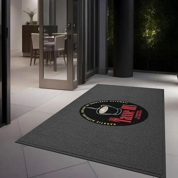 Custom Commercial Grade Doormat Floor Mat Entryway Area Rug Welcome Carpet for Business Home Indoor/Outdoor Non Slip Washable Durable by GreenHaven Gardens