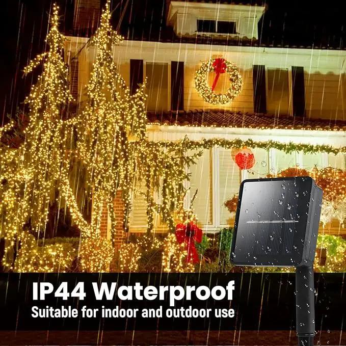 Solar String Lights Outdoor, 82ft Warm White Solar Lights 200 Led Solar Fairy Lights for Outside Waterproof 8 Lighting Mode Solar String Lights for Outside,Garden,Courtyards,Trees by GreenHaven Gardens