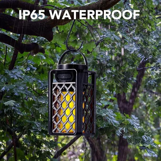 Outdoor Bluetooth Speaker,Wireless Bluetooth Speaker with Torch Light,IP65 Waterproof LED Flame Atmosphere Lantern Speaker for Party Garden Camping Patio Men Women Couples Dads Moms by GreenHaven Gardens