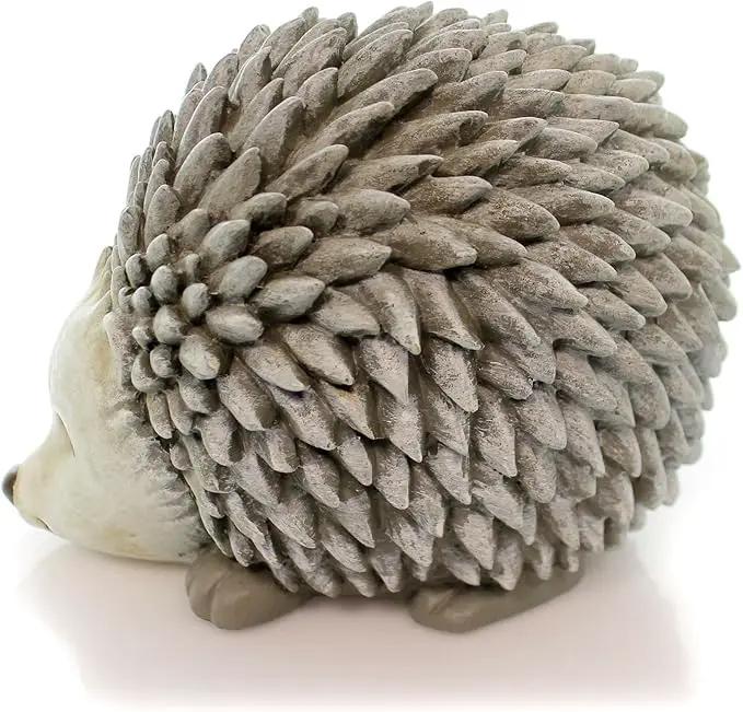 Roman Pudgy Pal Garden Figure, 75262, Hedgehog, 6.25 inches tall by GreenHaven Gardens