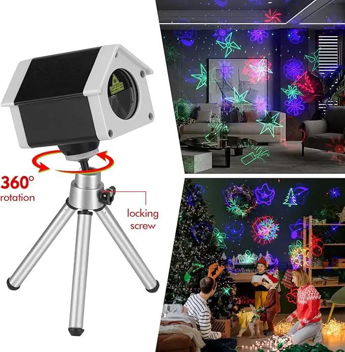 Christmas Laser Projector Lights, Outdoor Laser Projection 30 Patterns, Landscape Projector Spotlights for Indoor, Outdoor, Home, Garden by GreenHaven Gardens