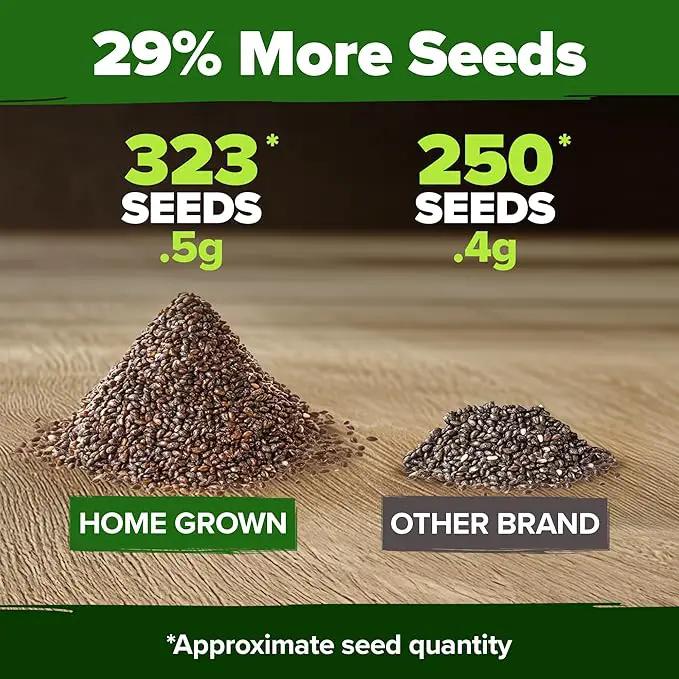 HOME GROWN 𝗨𝗦𝗔 𝗣𝗥𝗘𝗠𝗜𝗨𝗠 White Sage Seeds 323 Pack 𝗡𝗢𝗡-𝗚𝗠𝗢 Heirloom Seeds - Grow Aromatic Sage Plants for Your Herb Seeds Garden with Sage for Planting Outdoor or Indoor (Salvia apiana) by GreenHaven Gardens