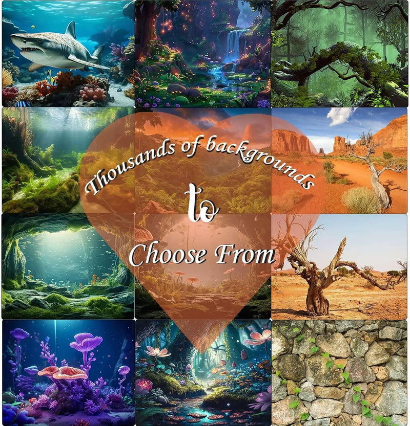 Aquarium Background Exquisite Underwater Grass Leaves with Pebbles Aquarium Backdrop Vivid Green Aquatic Plant Stone with Dead Woods and Fresh Leaves Fish Tank Wallpaper 72x16in by GreenHaven Gardens