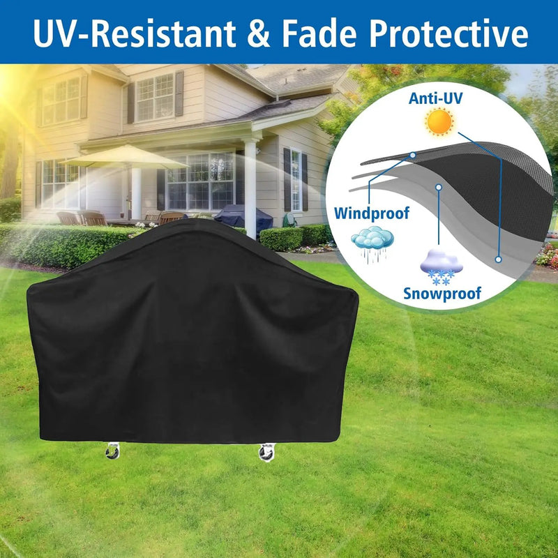 Grill Cover for Members Mark 4-Burner Outdoor Flat Top Gas Griddle, Member's Mark 36 Inch Griddle Cover, 600D Heavy Duty Waterproof UV Resistance Outdoor Cover by GreenHaven Gardens