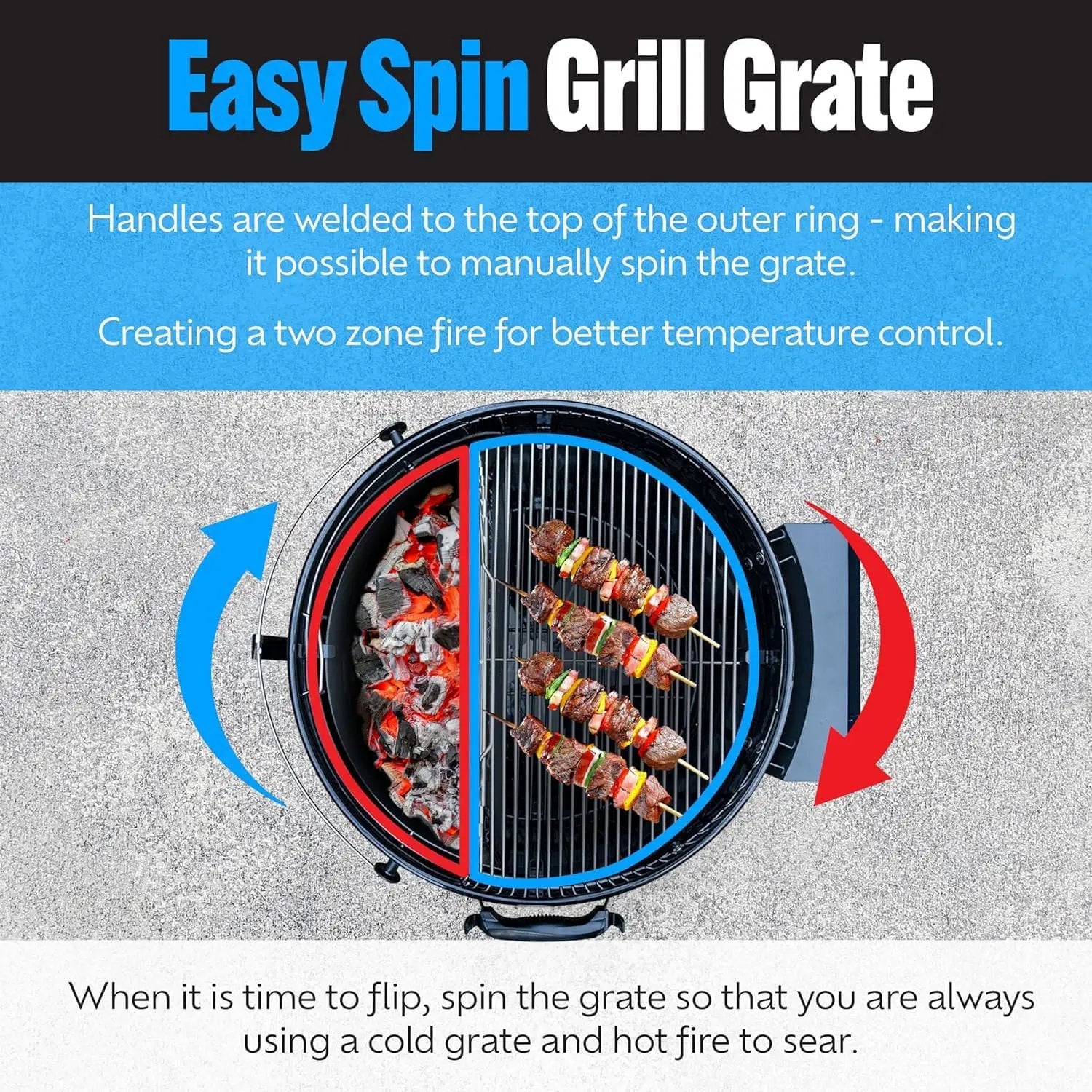 SnS Grills Slow ‘N Sear® 5-Piece Cooking System - Patented Charcoal Basket with Removeable Water Reservoir, EasySpin Grate, Drip Pan for Low ‘N Slow Smoking & Charcoal Grilling on Big Green Egg XL by GreenHaven Gardens